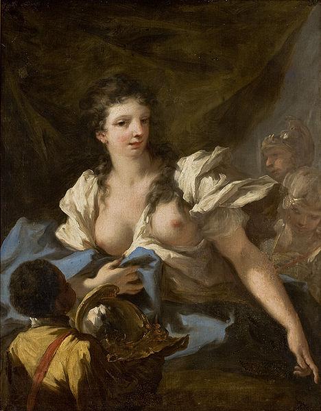 Giovanni Antonio Pellegrini Queen Tomyris oil painting image